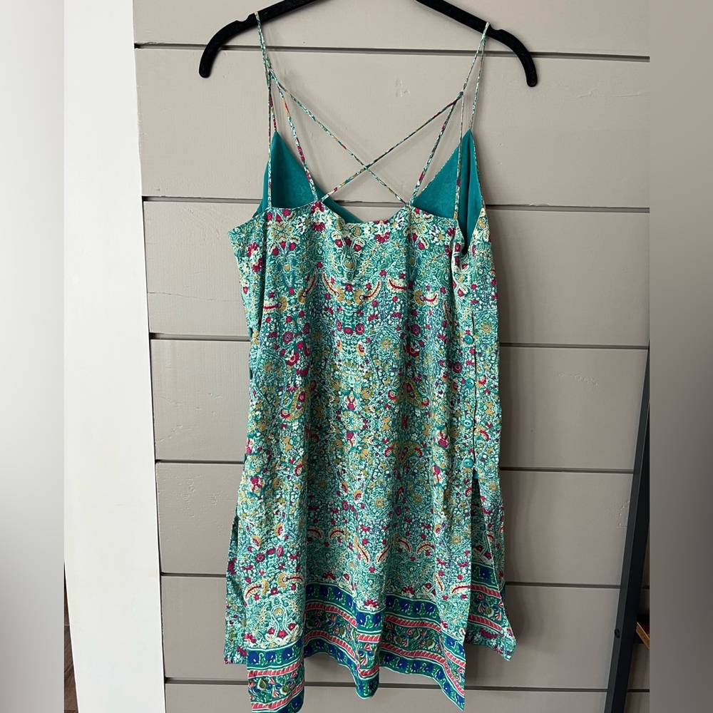 Anthropologie Maeve Merit Tunic‎ size 6 strappy silk boho - Picture 6 of 10